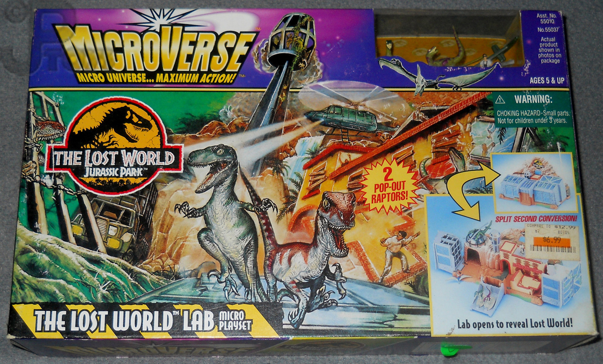 Vintage Lost World Lab Micro Playset (Jurassic Park Microverse