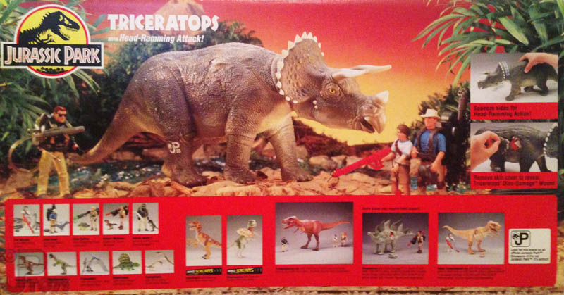 Triceratops JP08 Jurassic Park - jouets rétro jeux de société figurines et  objets vintage